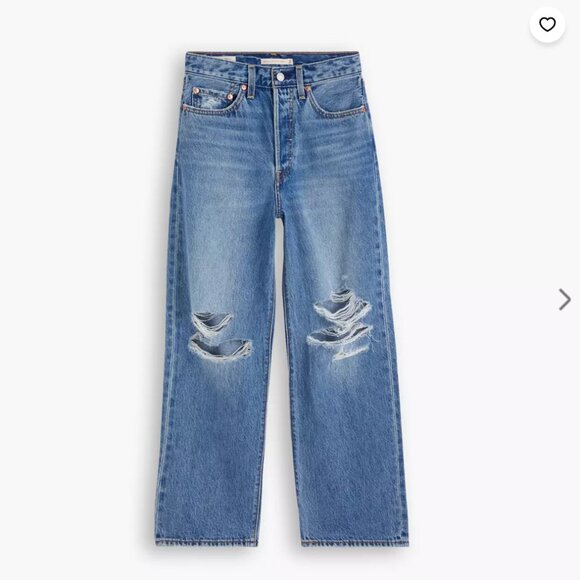 Levi's Denim - Levi's Ribcage Straight Ankle Jeans in Light Wash | Size 27